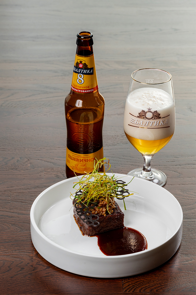 «Балтика Пшеничное №8» & Седло ферментированного ягненка в собственном соку с полбой.jpg